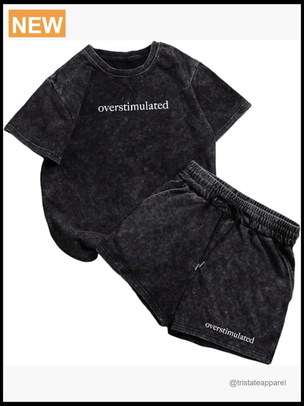 Women's Graphic Tee & Shorts 2 Piece Outfit Set Streetwear